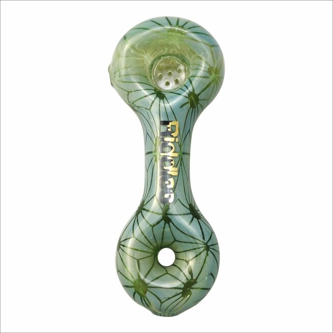 RIDDLES 4" GEOMETRIC DONUT HAND PIPE WITH SCREEN  60G. CS127