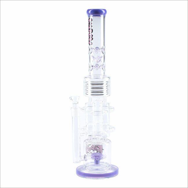 KAPOW 20'' MULTI CHAMBER  SPRINKLER BERREL BONG  C1601