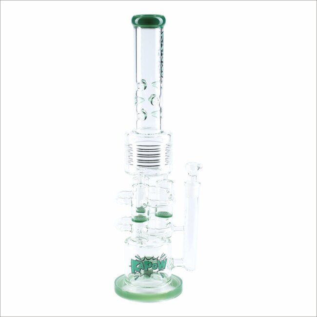 KAPOW 20'' MULTI CHAMBER  SPRINKLER BERREL BONG  C1601