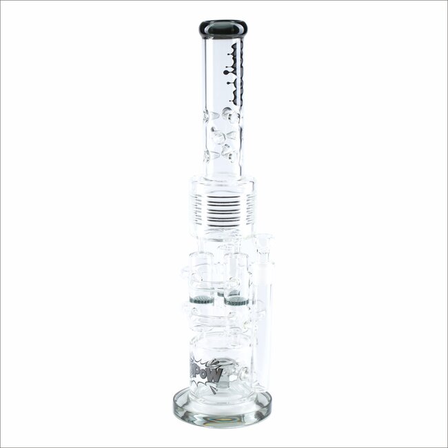 KAPOW 20'' MULTI CHAMBER  SPRINKLER BERREL BONG  C1601