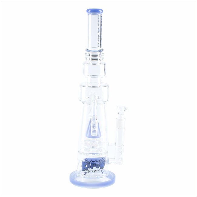 KAPOW 19.3" HEAVY BONG TRIANGLE PERC C1623