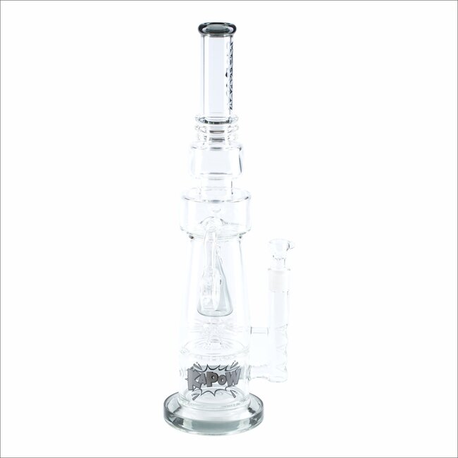 KAPOW 19.3" HEAVY BONG TRIANGLE PERC C1623