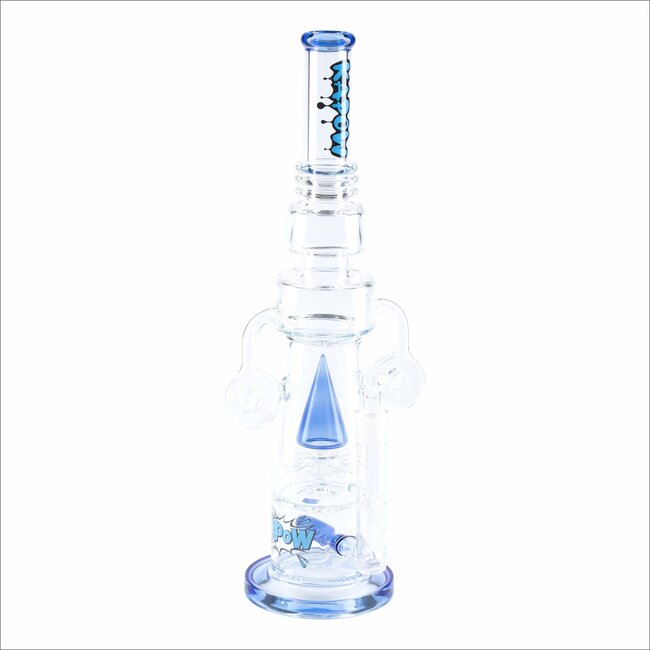 KAPOW 19.3" HEAVY BONG TRIANGLE PERC C1623
