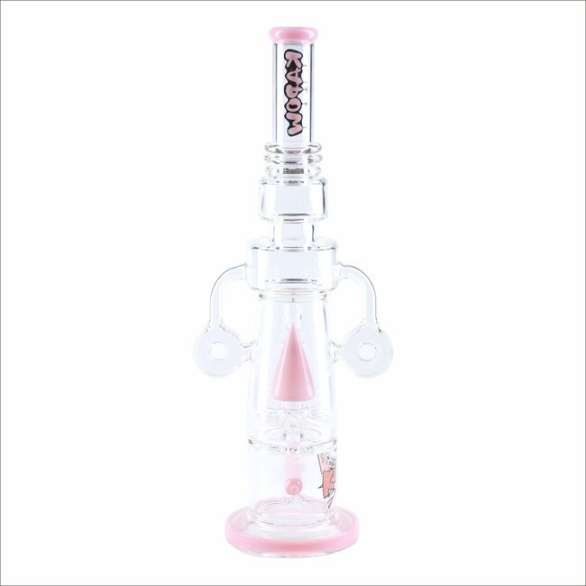 KAPOW 19.3" HEAVY BONG TRIANGLE PERC C1623