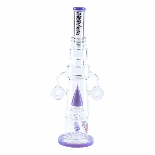 KAPOW 19.3" HEAVY BONG TRIANGLE PERC C1623