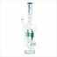 KAPOW 18'' BARREL SPIRAL BLAST RECYCLE ICE GLASS BONG -C1606