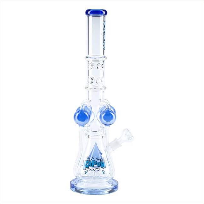 KAPOW 18'' ARM RECYCLER WITH TRIANGLE PERC HEAVY BONG C1625