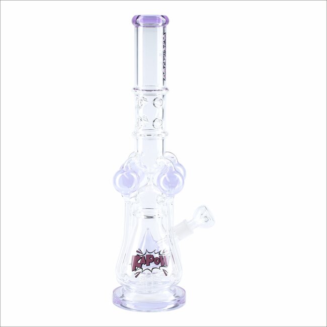 KAPOW 18'' ARM RECYCLER WITH TRIANGLE PERC HEAVY BONG C1625