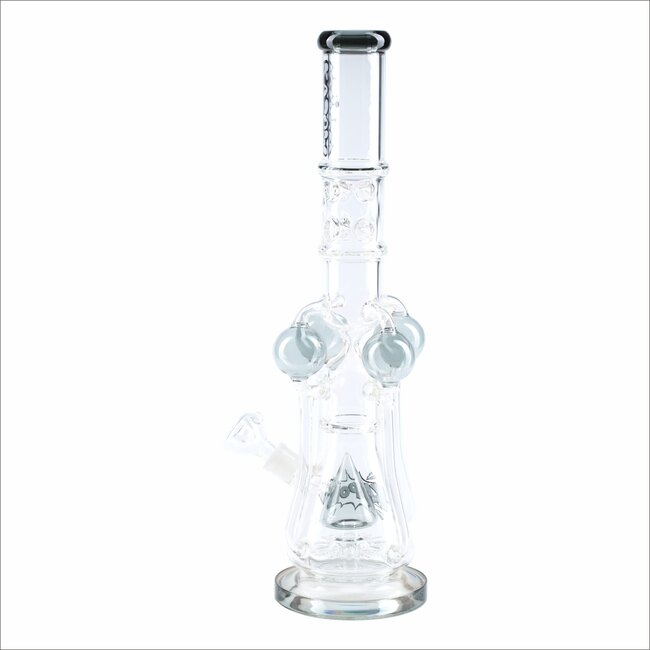 KAPOW 18'' ARM RECYCLER WITH TRIANGLE PERC HEAVY BONG C1625