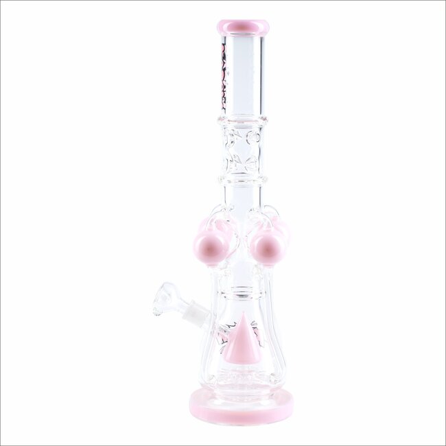 KAPOW 18'' ARM RECYCLER WITH TRIANGLE PERC HEAVY BONG C1625