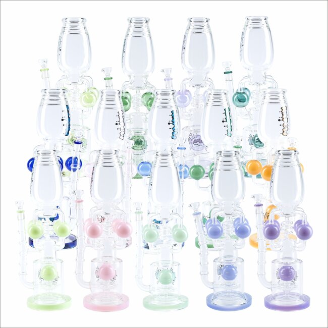 KAPOW 17''  BALL ARM RECYCLER WITH BALL PERC BONG  C1626