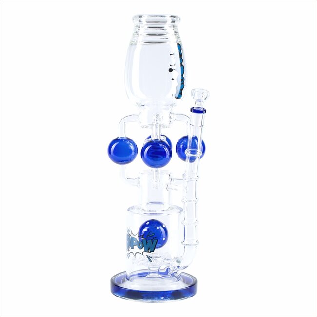 KAPOW 17''  BALL ARM RECYCLER WITH BALL PERC BONG  C1626