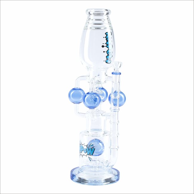 KAPOW 17''  BALL ARM RECYCLER WITH BALL PERC BONG  C1626