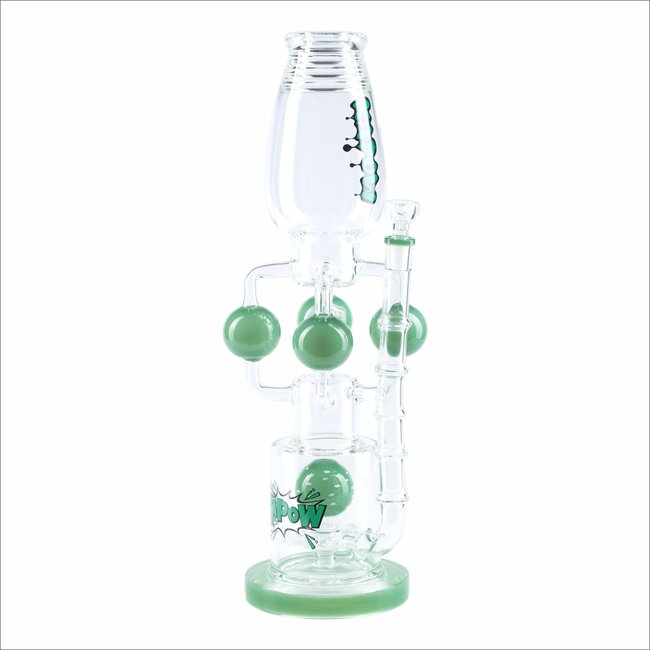 KAPOW 17''  BALL ARM RECYCLER WITH BALL PERC BONG  C1626