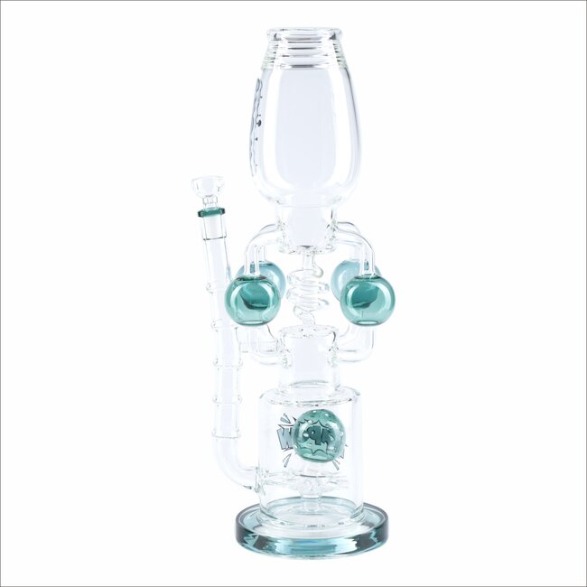 KAPOW 17''  BALL ARM RECYCLER WITH BALL PERC BONG  C1626