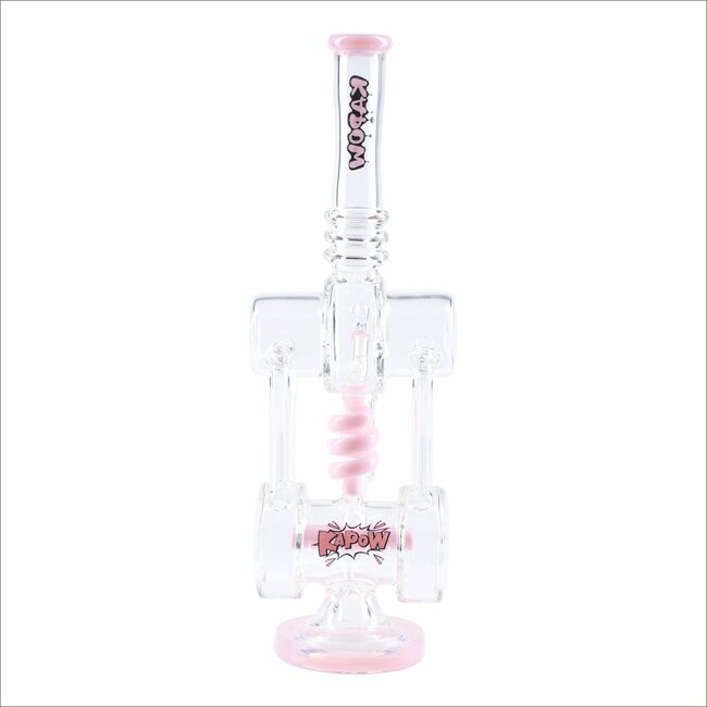 KAPOW 16'' INLINE RECYCLER BONG C1608