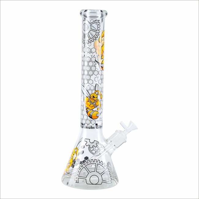 16'' HONEYBEE BEAKER WATER BONG  C1654