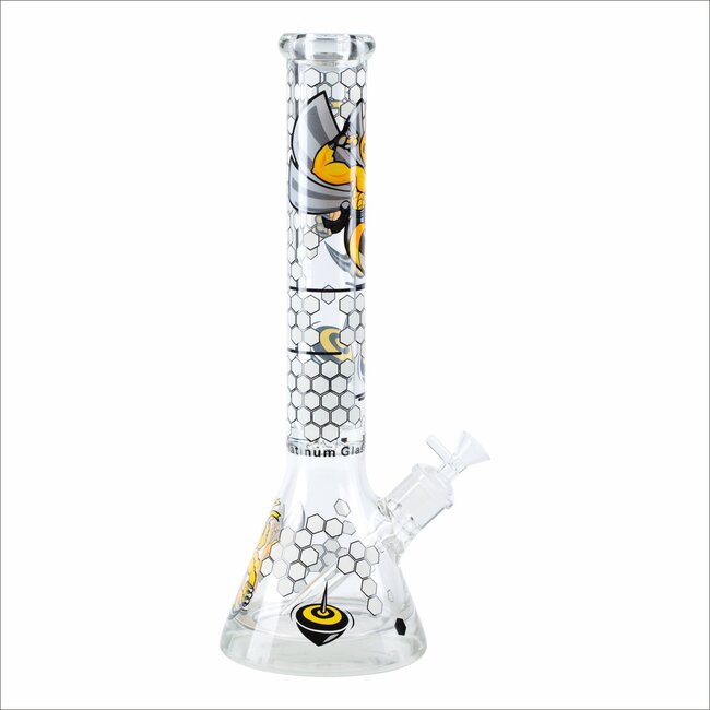16'' HONEYBEE BEAKER WATER BONG  C1654