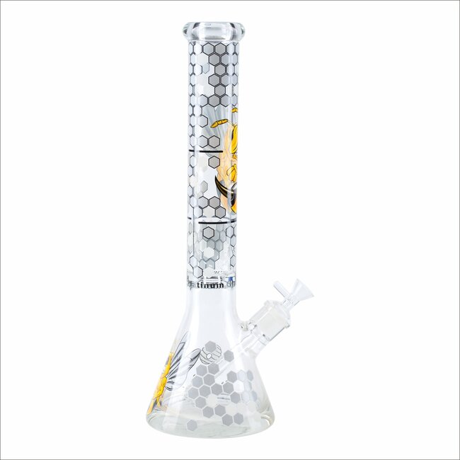 16'' HONEYBEE BEAKER WATER BONG  C1654
