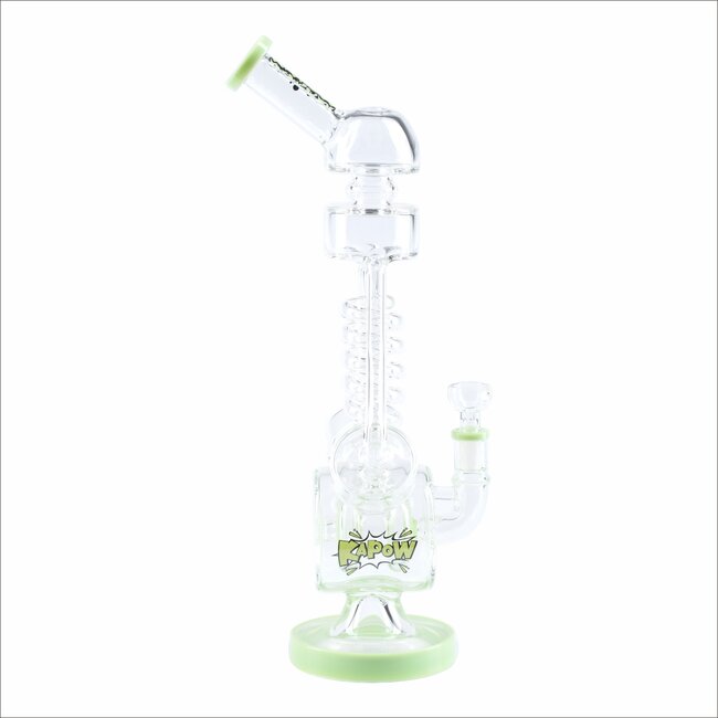 KAPOW 15'' DOUBLE CHAMBER RECYCLER UFO BONG C1624