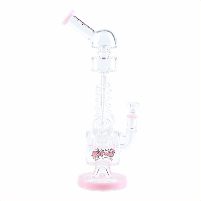 KAPOW 15'' DOUBLE CHAMBER RECYCLER UFO BONG C1624