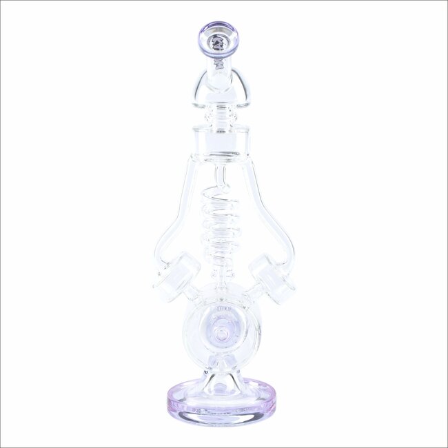 KAPOW 15'' DOUBLE CHAMBER RECYCLER UFO BONG C1624