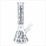 14'' 7MM GLOW IN THE DARK BEAKER  BONG MG-03