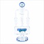 KAPOW 13'' SPIRAL COIL PERC  RECYCLER BONG C1622
