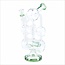 KAPOW 13'' SPIRAL COIL PERC  RECYCLER BONG C1622
