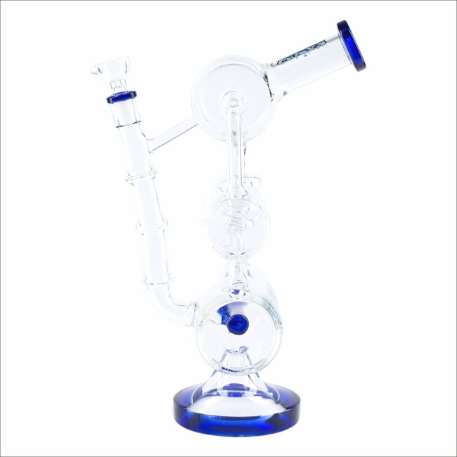 KAPOW 13'' SPIRAL COIL PERC  RECYCLER BONG C1622
