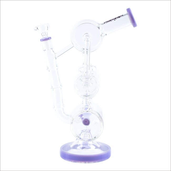 KAPOW 13'' SPIRAL COIL PERC  RECYCLER BONG C1622