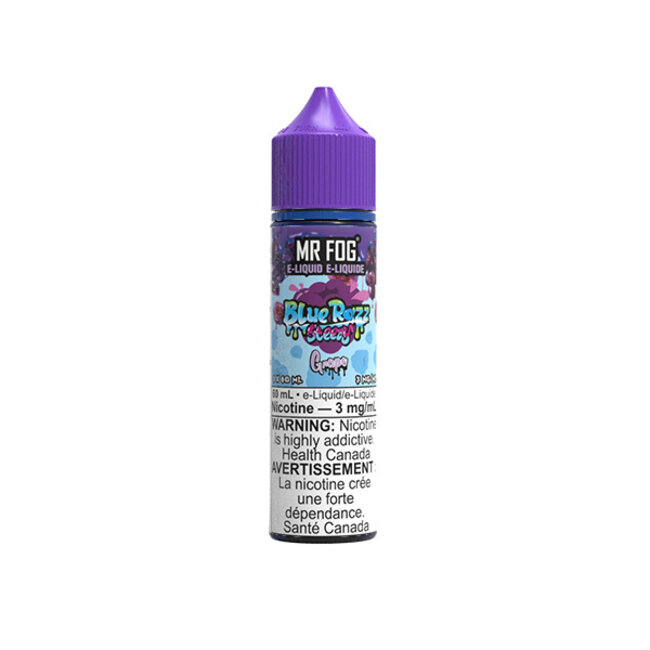 MR FOG MR FOG BLUE RAZZ STEEZY FREE BASE E-LIQUID