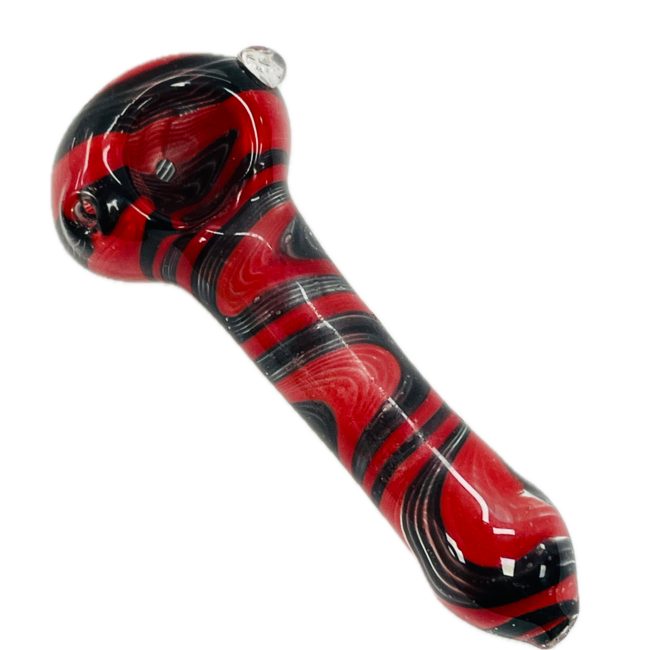 4'' HYPNOLISEING  DESIGN GLASS PIPE