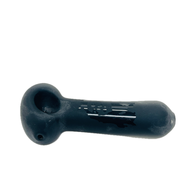 4.5'' BLACK BOB MARLY GLASS PIPE