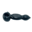4.5'' BLACK PEANUT SPPON GLASS PIPE