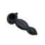 4.5'' BLACK PEANUT SPPON GLASS PIPE
