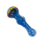4.5'' BLUE BASE WITH RASTA ZIG-ZAG GLASS PIPE