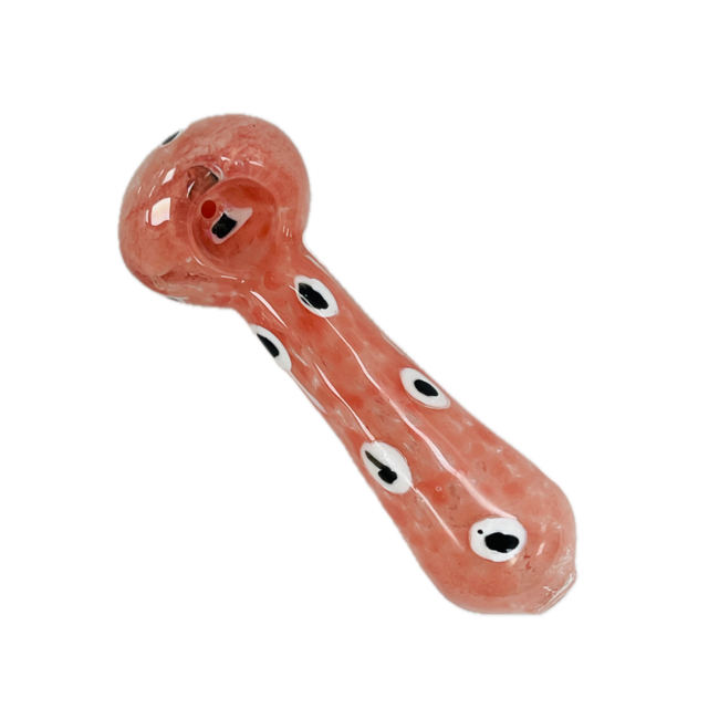4.5'' I AM SEEING SPOTS GLASS HAND PIPE