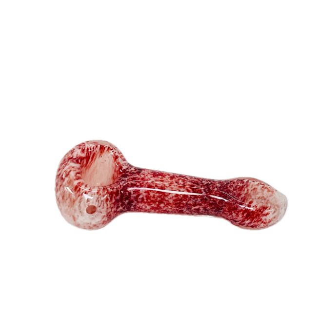 4.5'' SPRAY PAINTED GLASS PIPE