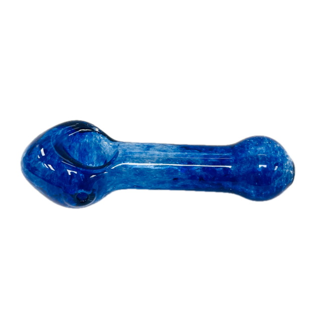 4.5'' SPRAY PAINTED GLASS PIPE
