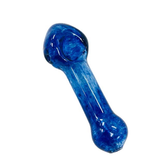 4.5'' SPRAY PAINTED GLASS PIPE