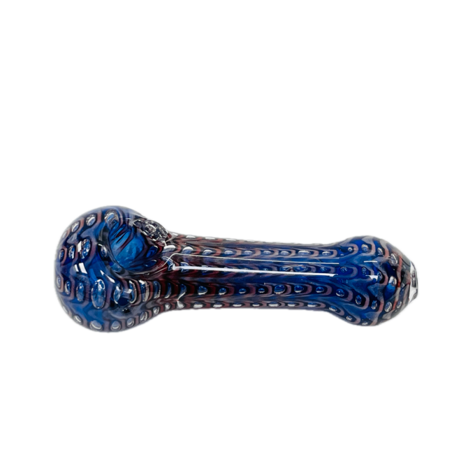 4.5'' WATER DROPLETS GLASS PIPE