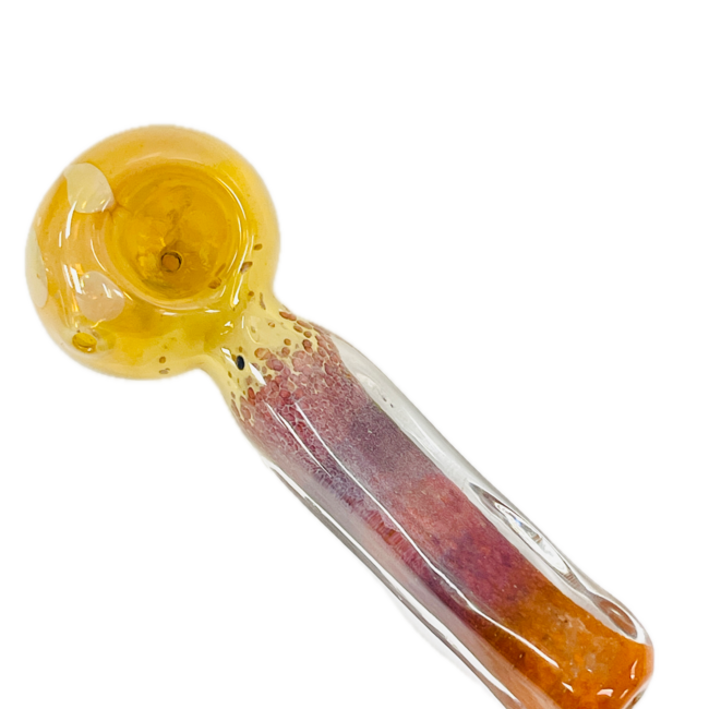 5'' YELLOW SPOON GLASS PIPE