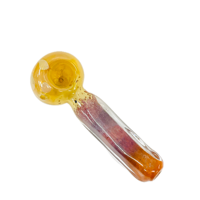 5'' YELLOW SPOON GLASS PIPE