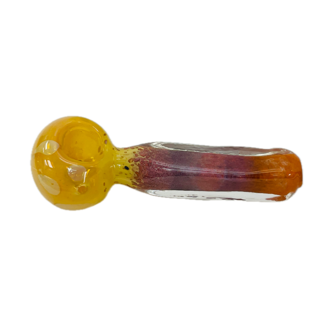 5'' YELLOW SPOON GLASS PIPE