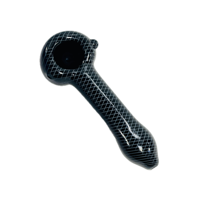 5''  BLACK GLASS HAND PIPE