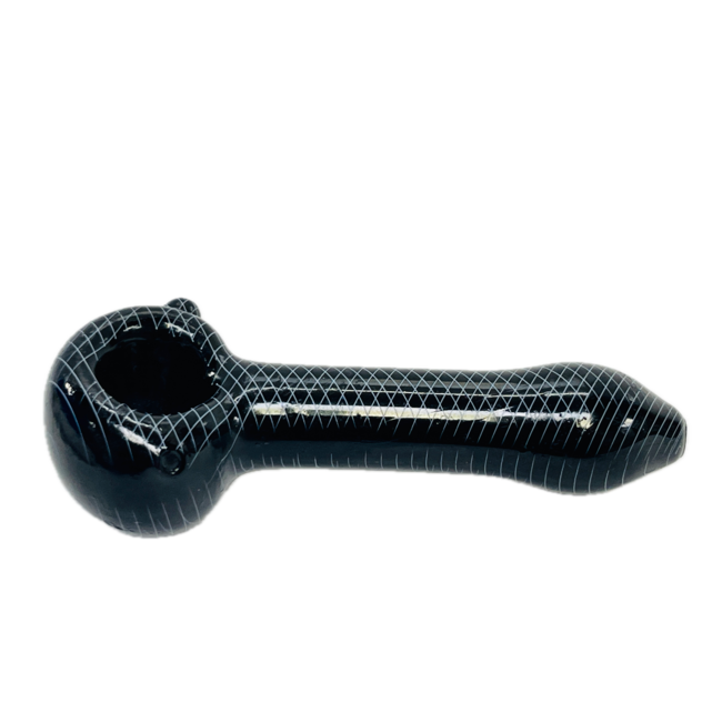 5''  BLACK GLASS HAND PIPE