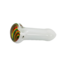 4.5'' WHITE RASTA SPOON HAND GLASS PIPE