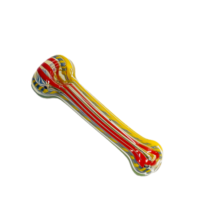 5.5'' CANDY SWIRL GLASS PIPE