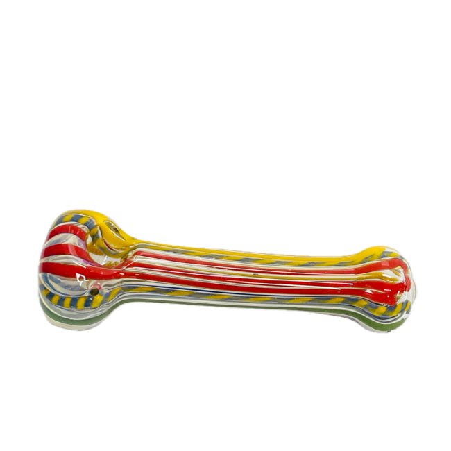 5.5'' CANDY SWIRL GLASS PIPE